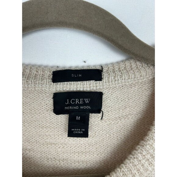J. Crew Factory Men's Crewneck Sweater - Light Gray - Picture 3 of 10